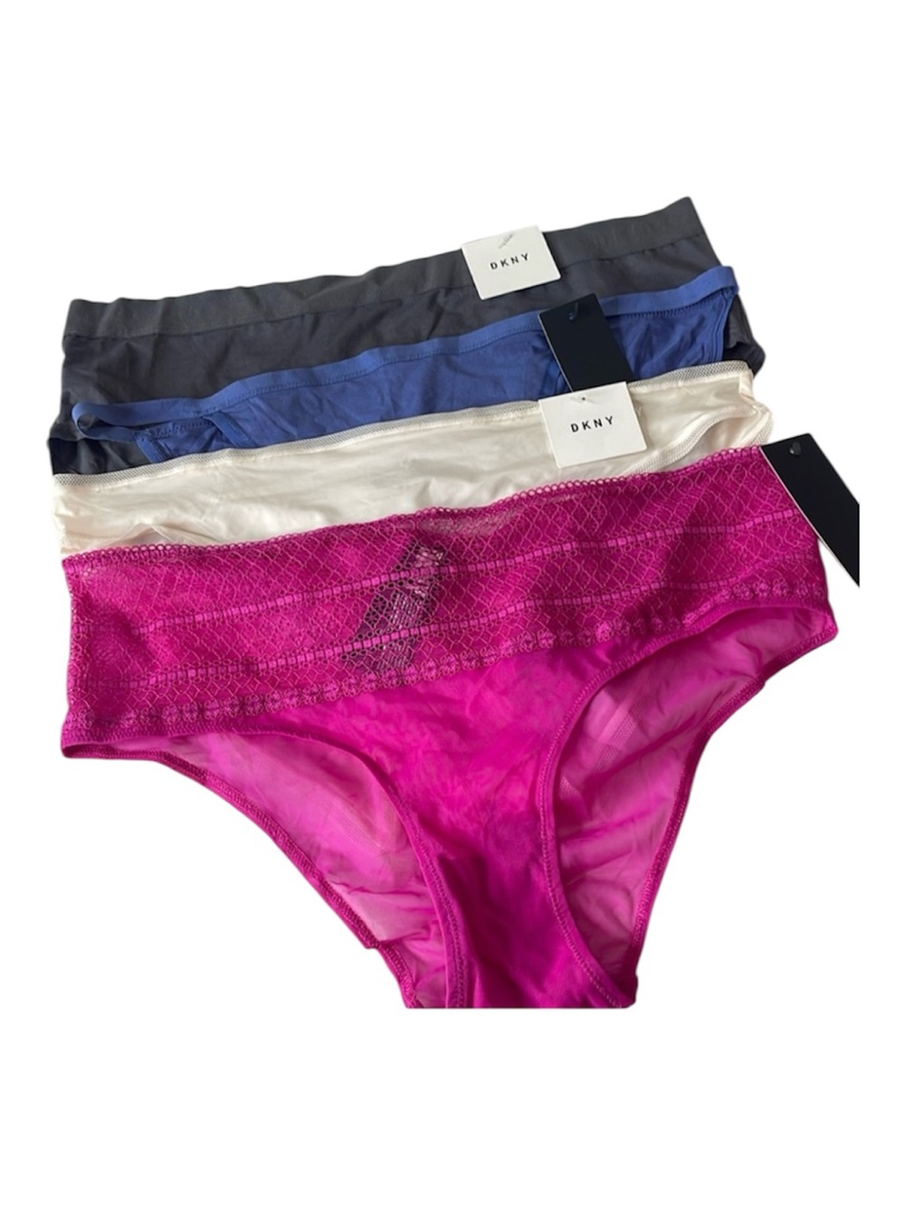 DKNY Assortment of Panties 4 Pairs Size XL